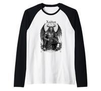Xaphan Furnace Keeper of the Ars Goetia Raglan Baseball Tee