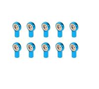 XAQRYQO 10pcs M2.5 Link Rod Joint Ball End Head Holder For RC Model Car Boat Airplane Trucks Upgrade Parts RC Links Linkages(Blue)