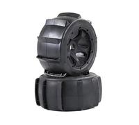 XAQRYQO Drift Wheel Hub Tire For HPI For ROVAN For ROFUN For KM For BAJA 5B 1/5 rc Car 2Pcs Upgrade Rear Sand Paddles For Desert Wheels Tires