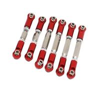 XAQRYQO For Arrma For Granite For Senton For Vorteks For Typhon For Big For Rock 1/10 rc Car Upgrade Parts Tie Rods Linkage Links Set RC Links Linkages(Red)
