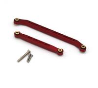 XAQRYQO For FMS For Fire For Horse For Eazyrc For Thunder For Storm 1/18 Remote Control Car Accessories Metal Steering Rod RC Links Linkages(Red)
