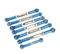 XAQRYQO For Traxxas For Slash 4X4 2WD 1/10 RC Short Course Car Upgrade Parts Adjustable Metal Pull Rod Link Linkage RC Links Linkages(Dark Blue)