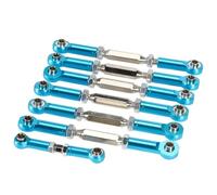 XAQRYQO For Traxxas For Slash 4X4 2WD 1/10 RC Short Course Car Upgrade Parts Adjustable Metal Pull Rod Link Linkage RC Links Linkages(Blue)