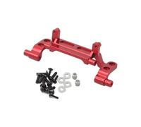 XAQRYQO RC Car Accessories For MN82 For MN78 LC79 Metal Upgrade Tie Rod Bracket Pull Base For Seat 1/12 RC Spare Parts Modification Accessories(Red)