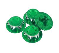 XAQRYQO RC Car Assortment For X-maxx For Summit For E-revo For Arrma 1:8 rc Car Anti-skid Wheel Cover Aluminium Alloy Hub 17mm Hex Nut(Green)