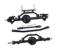 XAQRYQO RC Car Axle Set For D90 For Gelande II TF2 D110 For Yota 1/10 RC Crawler Straight Axels CNC Aluminum Alloy Front Rear Axle Complete Set(Front and Rear)