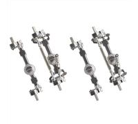 XAQRYQO RC Car Axle Set For MN D90 For MN-90 MN96 For MN98 For MN99S MN45 1/12 rc Car Upgrade Parts Accessories 2set Full Metal Front Rear Portal Axle