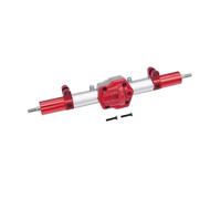 XAQRYQO RC Car Axle Set For MN128 G500 MN86K MN86KS MN86S 1/12 Rc Crawler Car Upgrade Complete Front Rear Differential Straight Axle With Diff Gear(Silver red,Rear)