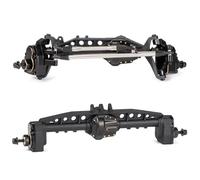 XAQRYQO RC Car Axle Set For SCX10 III RC For Rock Crawler For LCG For Chassis Cheater Rigs Complete Assembled AR45 Portal Axle Upgrade Parts(Front and Rear)