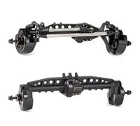 XAQRYQO RC Car Axle Set For SCX10 III RC For Rock Crawler For LCG For Chassis Cheater Rigs Complete Assembled AR45 Portal Axle Front Rear(Front and Rear)