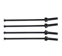 XAQRYQO RC Car Drive Shafts For Arrma For Kraton For Outcast 4Piece Drive Shaft CVD Metal Front And Rear Transmission Shaft 1/10 rc cars Upgrade Parts(Black)