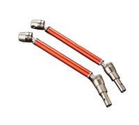 XAQRYQO RC Car Drive Shafts For ARRMA For KRATON For OUTCAST 4S V2 For BLX For Monster Trucks 1/10 rc cars Metal Front Rear CVD Drive Shaft Universal Joint(Red)