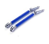 XAQRYQO RC Car Drive Shafts For ARRMA For KRATON For OUTCAST 4S V2 For BLX For Monster Trucks 1/10 rc cars Metal Front Rear CVD Drive Shaft Universal Joint(Blue)