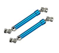 XAQRYQO RC Car Drive Shafts For AXIAL SCX10 AX10 D90 For TF2 For HSP 1/10 rc cars Parts Metal CVD Drive Shaft Universal Joint 112-152 Mm Drive Shaft(Blue)