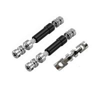 XAQRYQO RC Car Drive Shafts For MN G500 MN128 MN86 MN86S MN86K MN86KS 3 Pcs Metal Drive Shaft CVD Drive Shaft Suitable 1/12 rc cars Upgrade Parts(Black)
