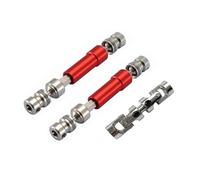 XAQRYQO RC Car Drive Shafts For MN G500 MN128 MN86 MN86S MN86K MN86KS 3 Pcs Metal Drive Shaft CVD Drive Shaft Suitable 1/12 rc cars Upgrade Parts(Red)