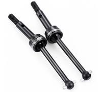 XAQRYQO RC Car Drive Shafts For Mustang For GT4-TEC 1/10 2PCS Steel Front And Rear Axle CVD Drive Shaft Driveshaft RC Crawler Car Upgrades Parts(Front)