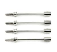 XAQRYQO RC Car Drive Shafts For TRAXXAS For E-Revo 2.0 VXL 86086-4 4Pcs Steel Driveshaft CVD Drive Shaft And Drive Cup 1/10 rc cars Upgrade Parts(White)