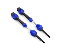 XAQRYQO RC Car Drive Shafts For Traxxas For Slash For VXL 4X4 2WD For Rustler For Hoss For Stampede 1/10 rc cars Accessories 2Pcs Rear Drive Shaft CVD(Blue)