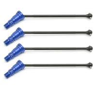 XAQRYQO RC Car Drive Shafts For Traxxas For X-Maxx 6S 8S 1/5 For Monster Truck rc cars Upgrades Parts Accessories Metal Front And Rear Drive Shaft CVD(Blue,4pcs)