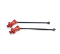 XAQRYQO RC Car Drive Shafts For Traxxas For X-Maxx 6S 8S 1/5 For Monster Truck rc cars Upgrades Parts Accessories Metal Front And Rear Drive Shaft CVD(Red,2pcs)