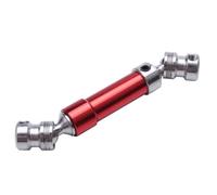 XAQRYQO RC Car Drive Shafts For Wltoy 12428 12423 1:12 rc cars Short Course Off-Road 1Pcs Metal Rear Center Drive Shaft Cvd Transmission Shaft(Red)