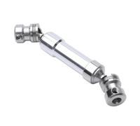 XAQRYQO RC Car Drive Shafts For Wltoys 12428 12423 1:12 rc cars Short Course Desert Buggy Off-Road Metal Rear Center Drive Shaft Cvd Transmission Shaft(Silver)