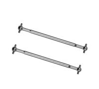 XAQRYQO RC Car Drive Shafts For XINLEHONG X9115 X9116 X9120 2Pcs Metal Dogbone Drive Shaft 1/12 For Monster Truck rc cars Spare Parts Accessories