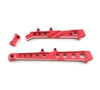 XAQRYQO RC Car Parts For Arrma 1/7 For Limitless V1 For Felony V2 For Infraction 6S For BLX Metal Front Rear For Chassis Brace rc cars Upgrades Parts Accessories(Red)