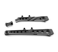 XAQRYQO RC Car Parts For Arrma 1/7 For Limitless V1 For Felony V2 For Infraction 6S For BLX Metal Front Rear For Chassis Brace rc cars Upgrades Parts Accessories(Black)
