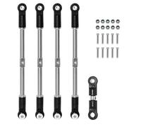 XAQRYQO RC Car Parts For Arrma 1/8 For Karton For Outcast 1/7 For BIG Accessories 5pcs Steel Turnbuckles Camber Links Toe Set Linkage