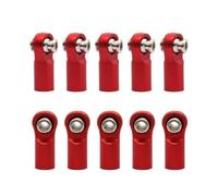XAQRYQO RC Car Parts For Arrma For Granite For Senton For Vorteks For Typhon Big For Rock 1/10 Metal Tie Rods Linkage Links Set Replacement rc cars Upgrade Parts(Red,Size 2)