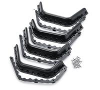 XAQRYQO RC Car Parts For Axial For SCX10 D90 AX10 WK 1/10 Plastic Fender Flares RC Crawler Car 2.2inch Wheel Rims Upgrade Parts Modification Accessories