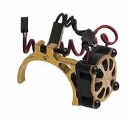 XAQRYQO RC Car Parts For Axial For SCX10 For Traxxas For TRX4 1/8 1/10 rc Car 540 550 3650 3660 Motor Heatsink Cooling Fan With Thermal Sensor(Yellow)
