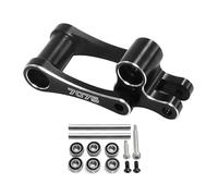 XAQRYQO RC Car Parts For LOSI For Promoto-MX 1/4 Motorcycle Upgrade Parts Accessories rc Car Metal Brake Steering Arm Servo Mount Los261013(Black)