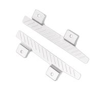 XAQRYQO RC Car Parts For MN 82 LC79 MN78 1/12 Aluminum Side Pedal Modification Left Right Foot Pedals RC Crawler Car Replacement Upgrade Parts Accessories(Silver)