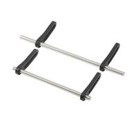 XAQRYQO RC Car Parts For SCX10 II For TRX4 Sport Power For Wagon For Cliffhanger For LCG For Chassis Body DIY 1/10 RC Crawler Front Rear Modular Bumper Bull Bars(Black,Set)
