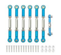 XAQRYQO RC Car Parts For Traxxas For Slash 4X4 For VXL 2WD For Rustler For Stampede For Hoss 1/10 rc cars Upgrades Parts Turnbuckles Camber Link Rod Linkage Set(Natural)