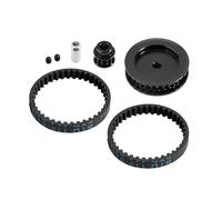 XAQRYQO RC Car Parts For TRAXXAS For TRX-4 For TRX6 1/10 For Climbing Car Belt Transmission Wave Box Belt Transmission Gear Set rc cars Parts Accessories(Black)
