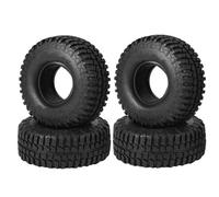 XAQRYQO RC Car Parts For Traxxas For TRX4 D90 For Axial SCX10 II III For Wraith For Redcat 1/10 RC Crawler Car 4PCS 100mm 1.9 Rubber Tire Wheel Tyre