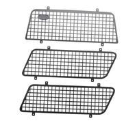XAQRYQO RC Car Parts For Traxxas For TRX4 For Bronco 82046-4 1/10 RC Crawler Car Upgrade Parts 3Pcs Metal Window Mesh Protective Net Decoration