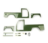 XAQRYQO RC Car Parts For Traxxas For Trx4 For Defender Rd110 1/10 Simulation Metal 324mm Wheelbase 2 Doors For Pickup Truck Body Shell RC Crawler Car Parts(324mm-Fender 1)