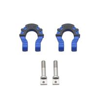 XAQRYQO RC Car Parts For Traxxas For Trx4 For Trx6 For Axial For Scx10 D90 For Yikong 1/10 Rc Crawler Car Parts Front Rear Bumper Trailer Hooks Hitch Rescue Tow Shackles(Blue)