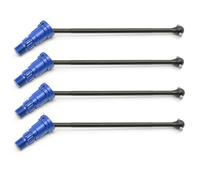 XAQRYQO RC Car Parts For Traxxas For X-Maxx 6S 8S 1/5 For Monster Truck rc cars Upgrades Parts Metal Front And Rear Drive Shaft CVD Replacement Accessories(Blue,Size 1)