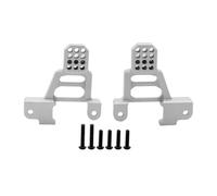 XAQRYQO RC Car Parts For Trx-4 For Bronco K5 G500 For Defender Trx4 1/10 Rc Crawler Upgrade Part CNC Aluminum Alloy Front & Rear Shock Towers Mount(Silver,Rear)