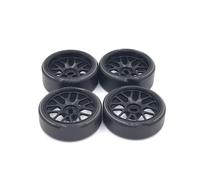 XAQRYQO RC Car Parts For Wltoys 1/28 K969 P929 P939 284131 Iw04m Iw02 Rm02 Rm03 For Dgawd For Kyosho For MINI-Q For Mini-z For Mini-d rc cars Parts 27mm Drift Wheels(Black)