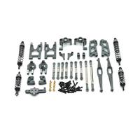 XAQRYQO RC Car Parts For Wltoys 12428 A-B-C 12427 12423 For FY-03 02 01 1/12 rc cars Upgraded Spare Parts Suspension Steering Cup For Swing Arm Body Rod Shock Absorber(Gray)