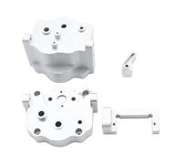 XAQRYQO RC Car Parts For WPL B16 B14 B24 B36 C14 C24 For MN D90 MN99S Full Metal Gearbox Gear 2 Speed For Super Large Torque 370 Motor Servo rc cars Upgrade Parts(Cover 3)