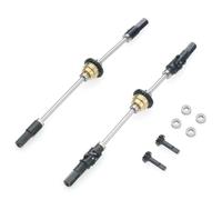 XAQRYQO RC Car Parts For WPL C14 C24 C34 B14 B24 B16 1/16 rc Car Parts Metal Differential Front Middle Rear Axle Steel Gear Drive Shaft(A)