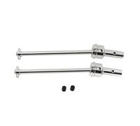 XAQRYQO RC Car Upgrade Parts For Arrma 1/8 For Typhon 6S 1/7 For Infraction For Limitless For BLX rc Car 4pcs Metal Front And Rear Drive Shaft CVD Upgrade Parts(Silver,2pcs rear)